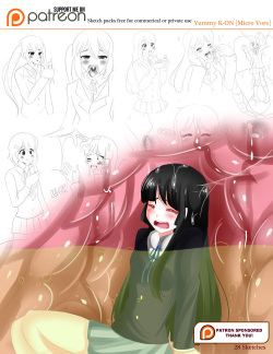 Yummy k-on sketch pack