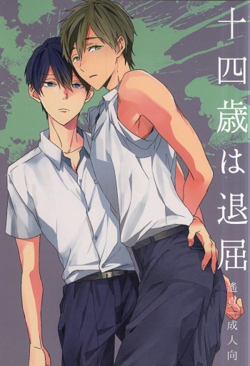 (C88) [tocori (Tokori)] Juuyonsai wa Taikutsu (Free!) cover
