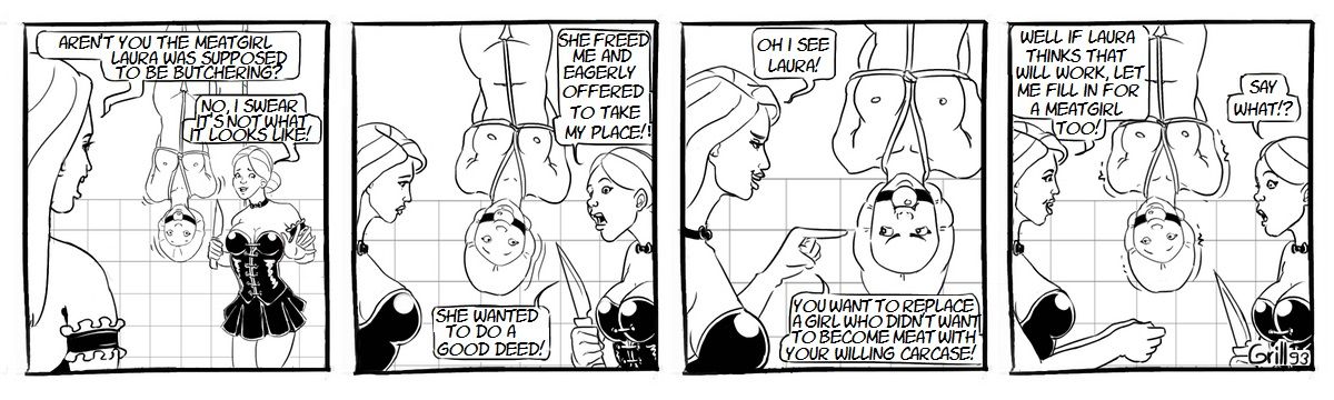 Meat Girls Ch. 3  DANGEROUS DESIRE page 12 full