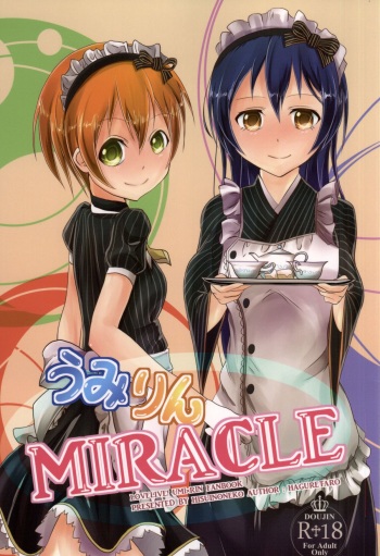 (Anata to Love Live! 5) [Hisui no Neko (Hagure Taro)] UmiRin MIRACLE (Love Live!) cover