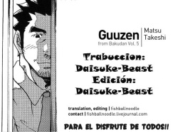 Coincidencia - Takeshi Matsu - Spanish - Yaoi bara