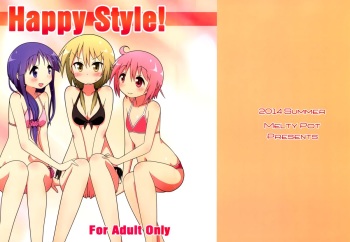 (C86) [Melty Pot (Mel)] Happy Style! (Yuyushiki) [English] cover