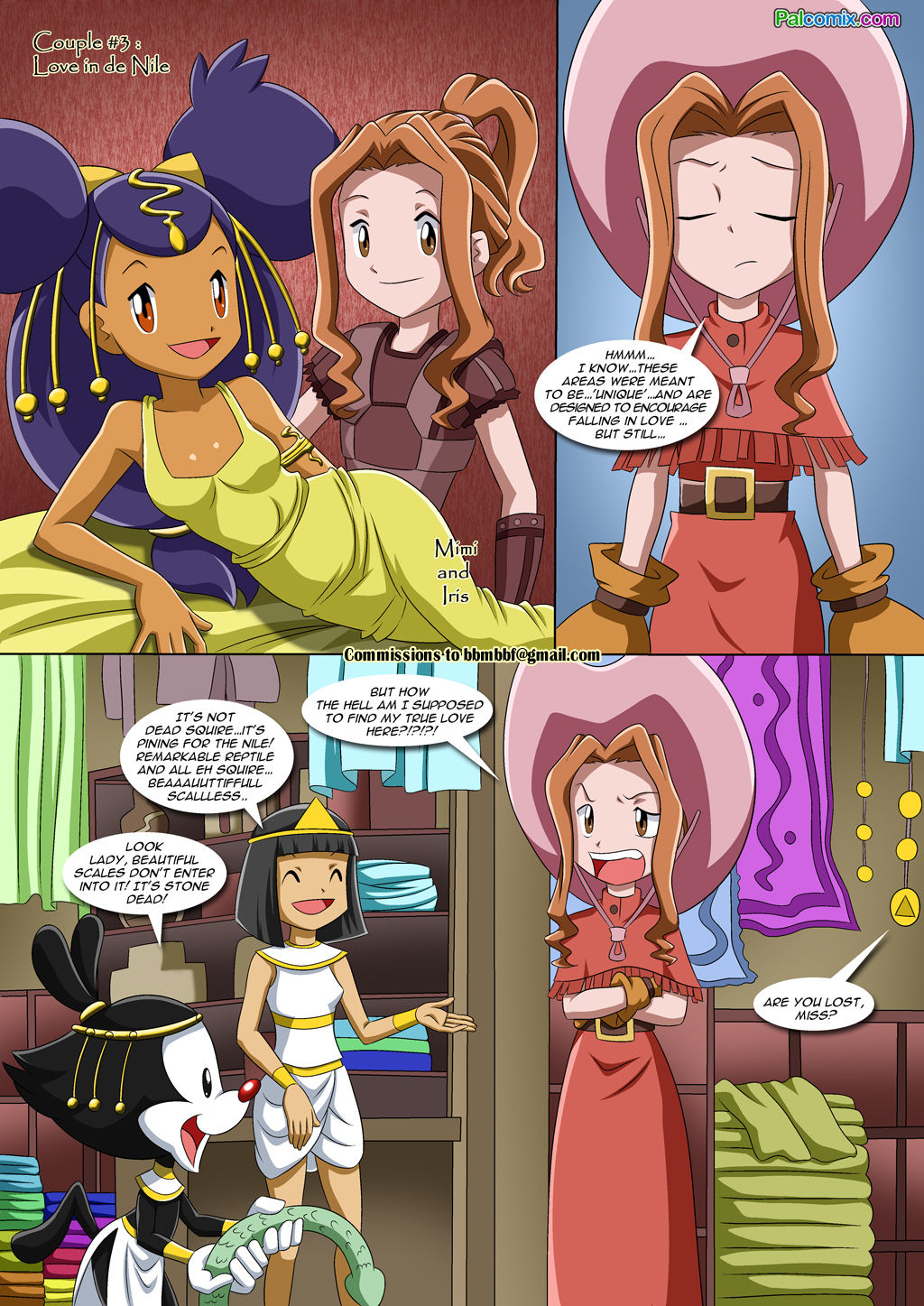 Lesbian Fantasy Island #3 - Love in De-nile page 2 full
