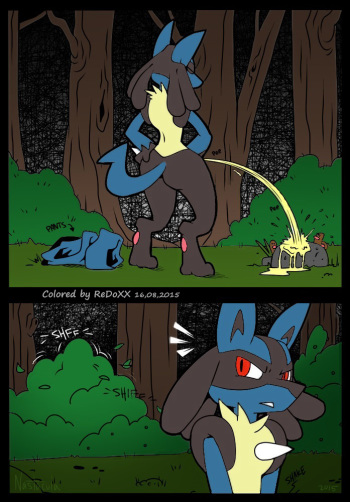 [Nastacula] A Wild Lucario Appears (Pokemon) [Colorized] cover
