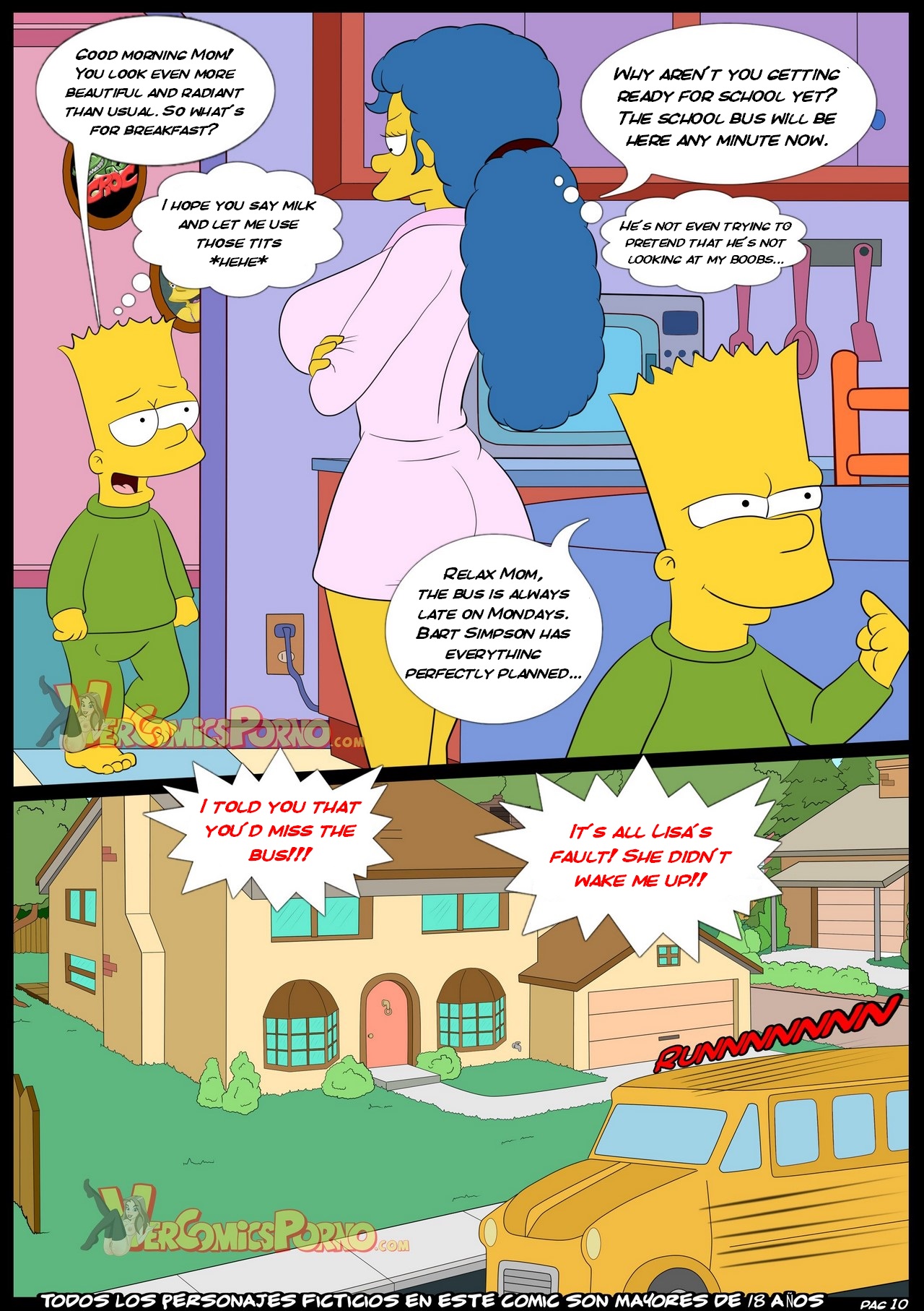 The Simpsons: Old Habits 3 - Remembering Mom page 11 full