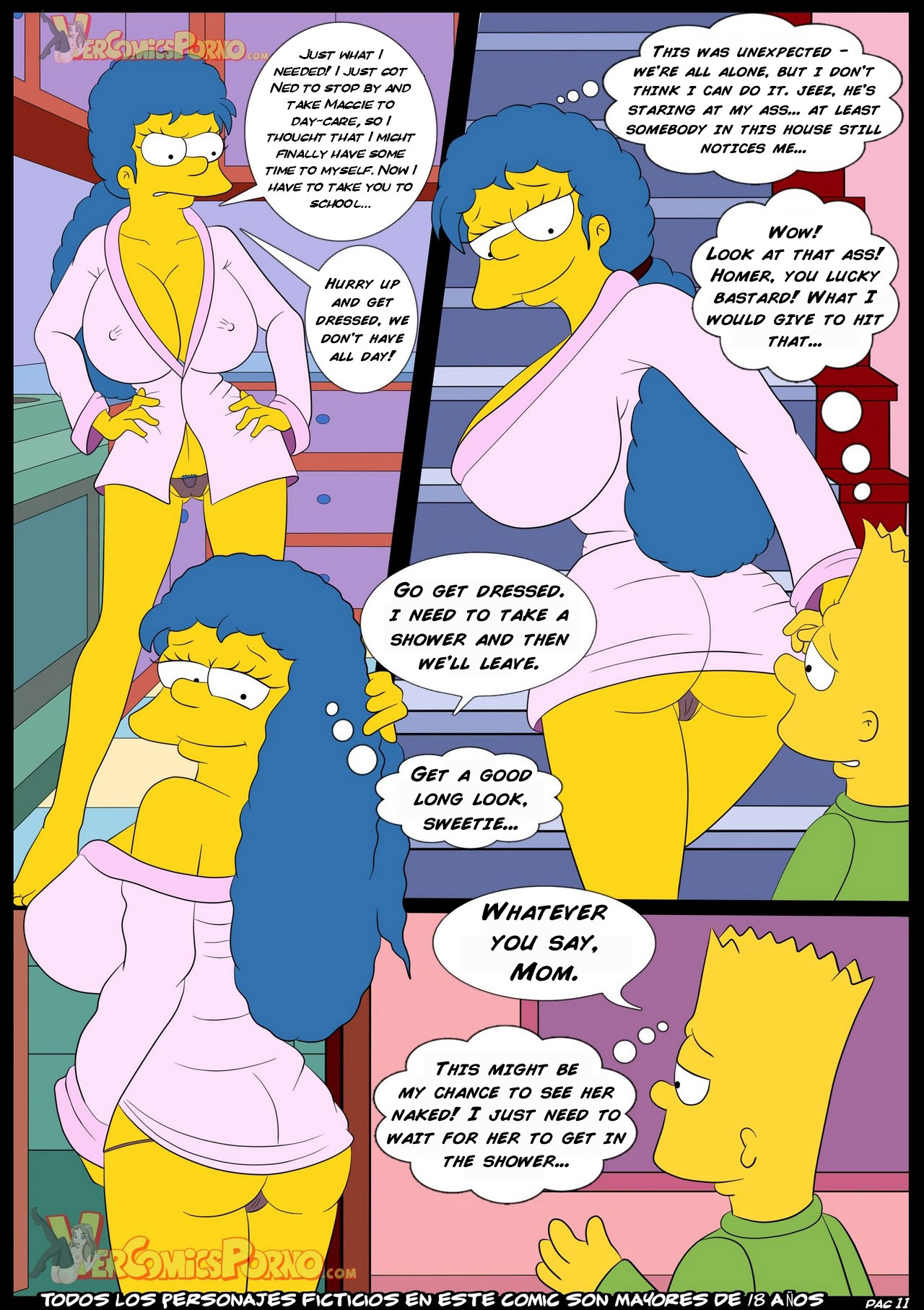 The Simpsons: Old Habits 3 - Remembering Mom page 12 full