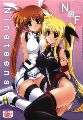 (C74) [Kamogawaya (Kamogawa Tanuki)] Nineteens NxF (Mahou Shoujo Lyrical Nanoha) [Spanish] [Elmoedela8] cover