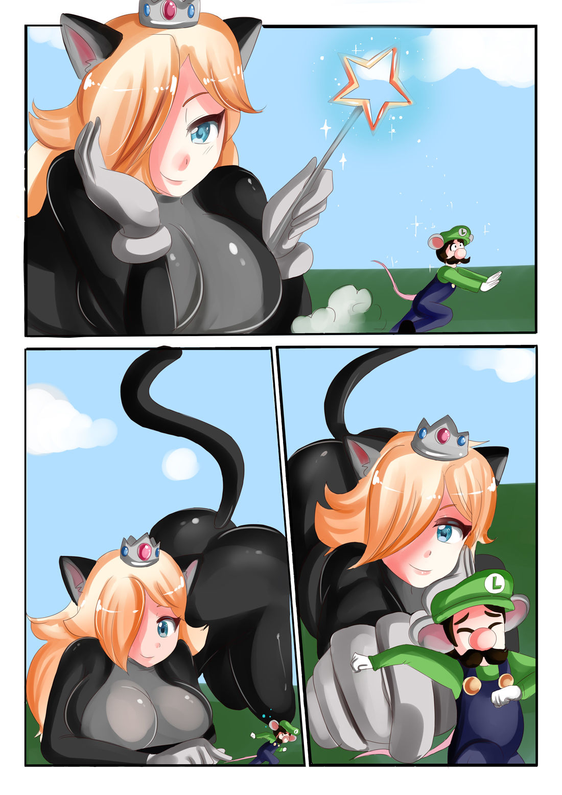 Kitty Rosalina Noms Luigi - Page 2 - Comic Porn XXX