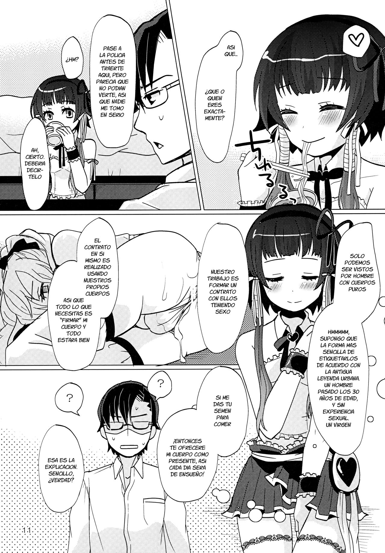 Aruhi Onaka o Sukaseta Shounen Yousei Sylphie o Hirottara page 11 full