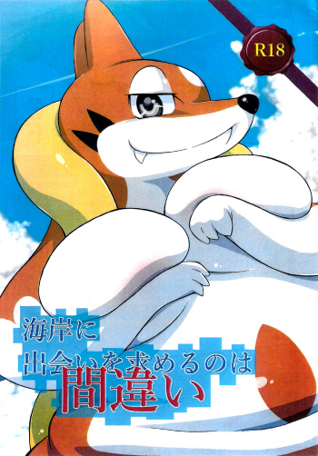 (Kemoket 4) [Two Tone Color (Korurun)] Kaigan ni Deai o Motomeru no wa Machigai (Pokémon X and Y) cover