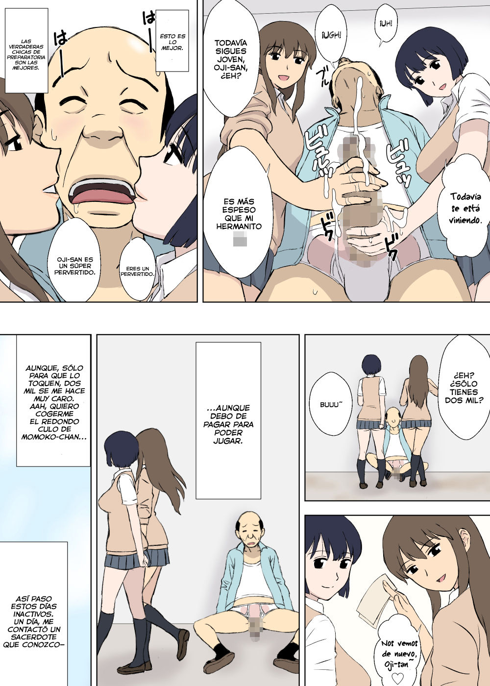 Hentai Oji-san no Zange-shitsu Nikki | El Diario del Confesionario del Ojisan Pervertido  =P666F= page 9 full