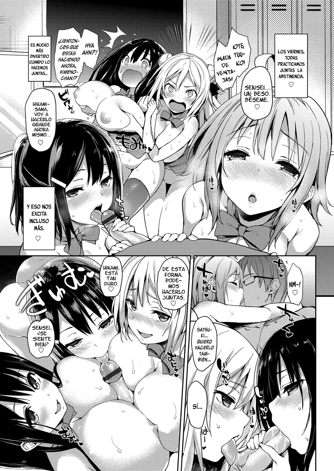 Kinyoku-bu ~Joseito-tachi ni Choukyou Seikyouiku Jisshuu~ | Club de la Abstinencia ~Entrenamiento Sexual Práctico Para Estudiantes Femeninas~ Ch. 5 page 11 full