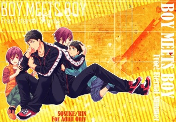 (SPARK9) [ALPHA PLUS (Hizuki Mai)] BOY MEETS BOY (Free!) [English] [Carrot-Bunny] cover