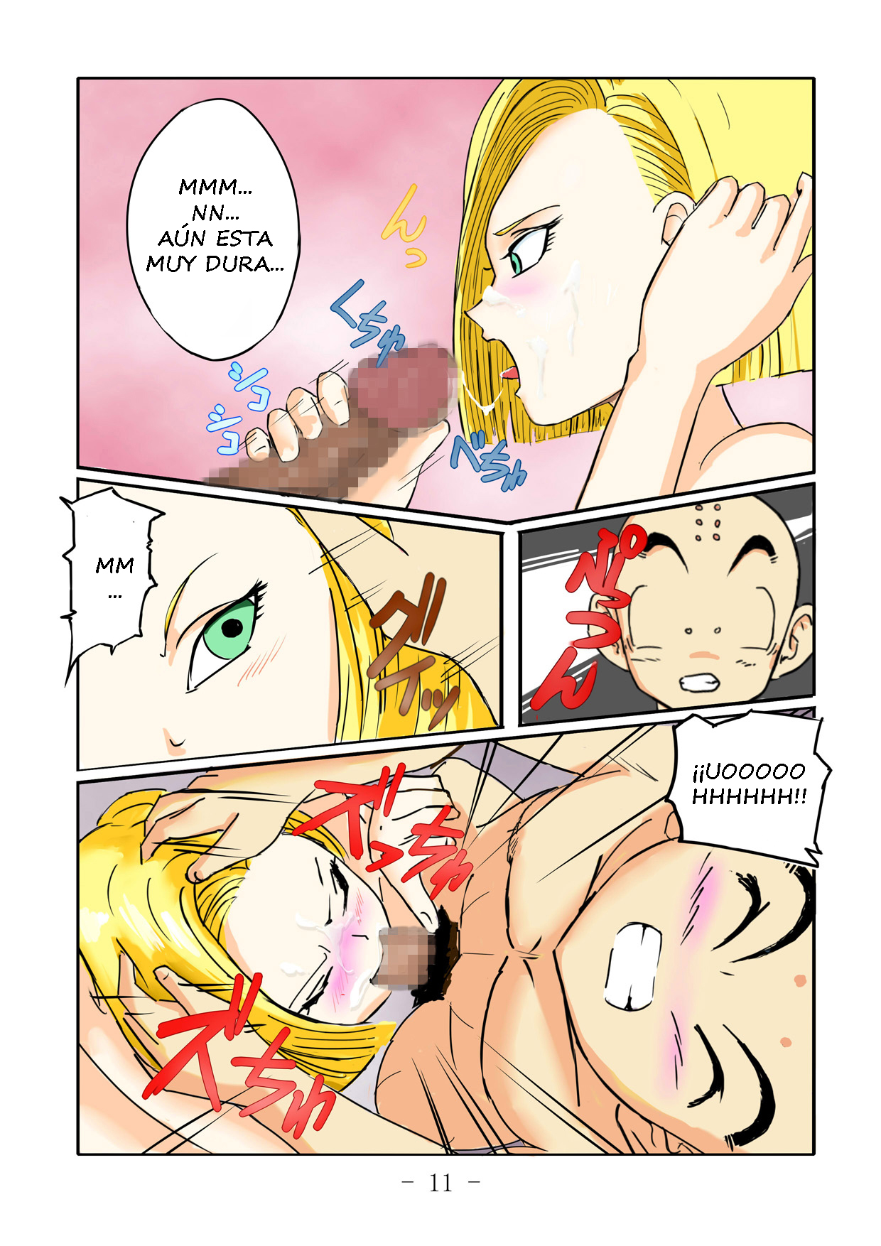 Sourou Krillin Renzoku Shasei Kyousei Ninshin | Quick-Shot Krillin Won't Stop Cumming Till She's Pregnant page 11 full
