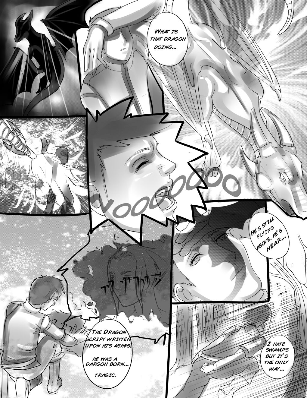Skyrim Comic page 1 full