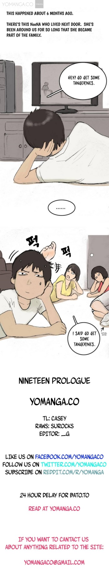 [Eunya] Nineteen Ch.1-16 [English] [YoManga] cover