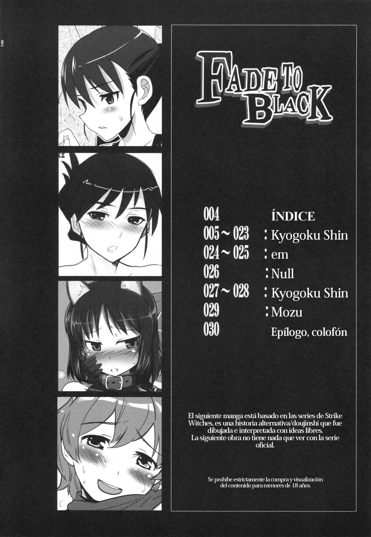 FADE TO BLACK page 3 full