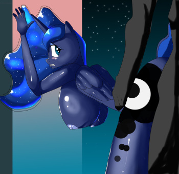 [Skyline19] A Night with Luna & A Night with Chrysalis (My Little Pony) cover