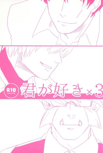 (Ikai Toshi no Arukikata WEST) [niboshi (Iriko)] Kimi ga Suki ×3 (Kekkai Sensen) cover