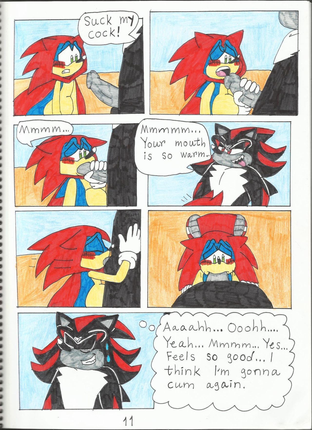 Sonic the Red Riding Hood page 11 full