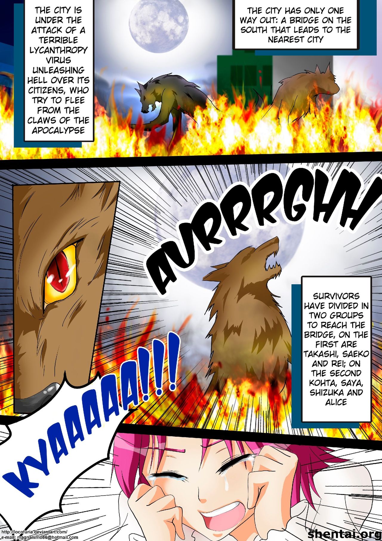 High School of the Werewolf 1 page 4 full
