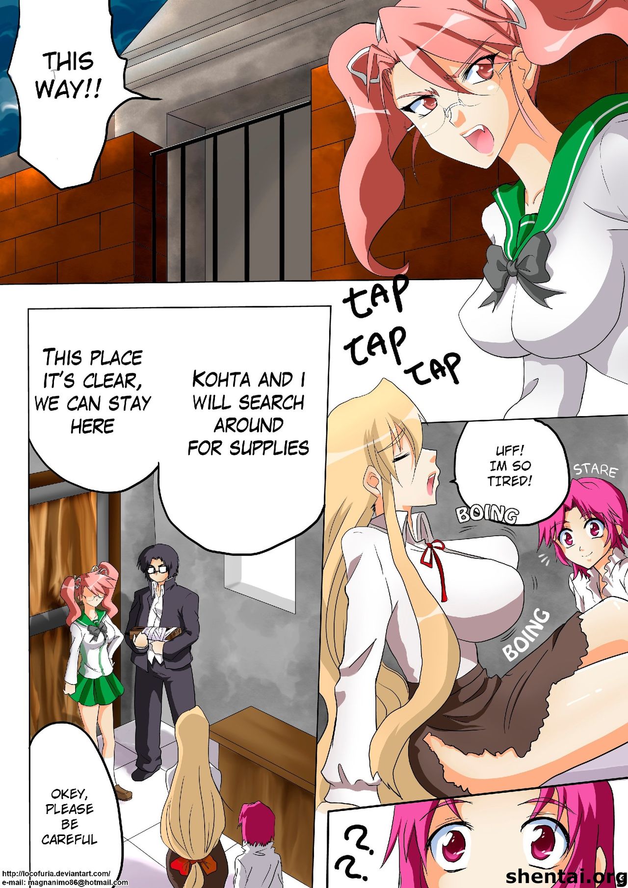High School of the Werewolf 1 page 6 full