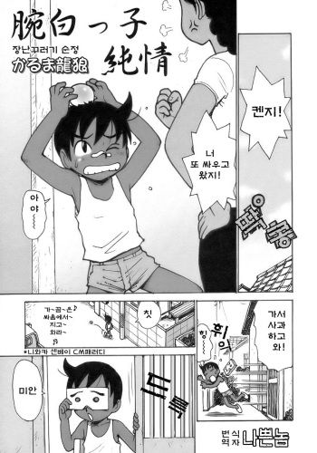 [Karma Tatsurou] Wanpakukko Junjou (Shounen Ai No Bigaku 17 The Wanpaku Shounen) [Korean] cover