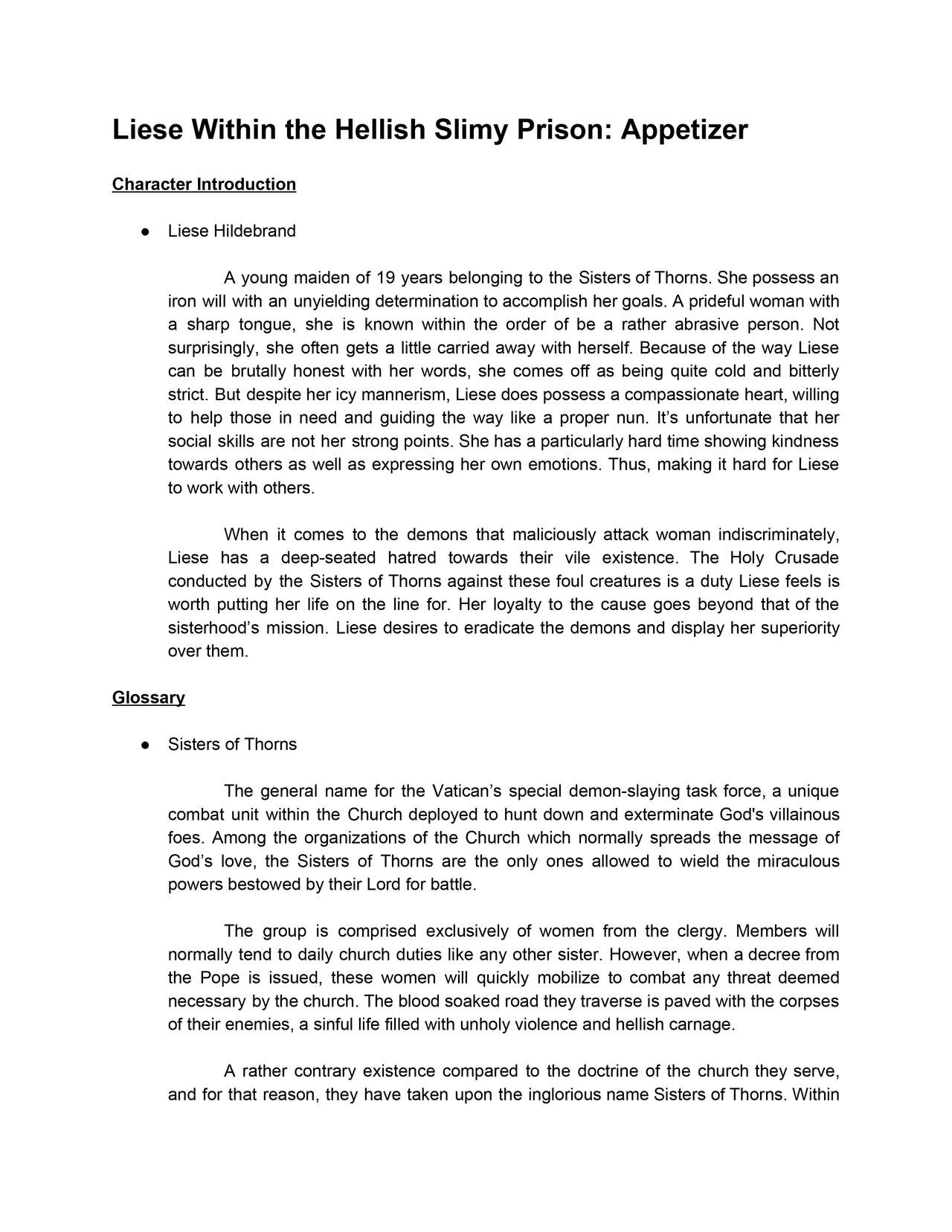 Nengoku no Liese appetizer | Liese Within the Hellish Slimy Prison: Appetizer page 3 full