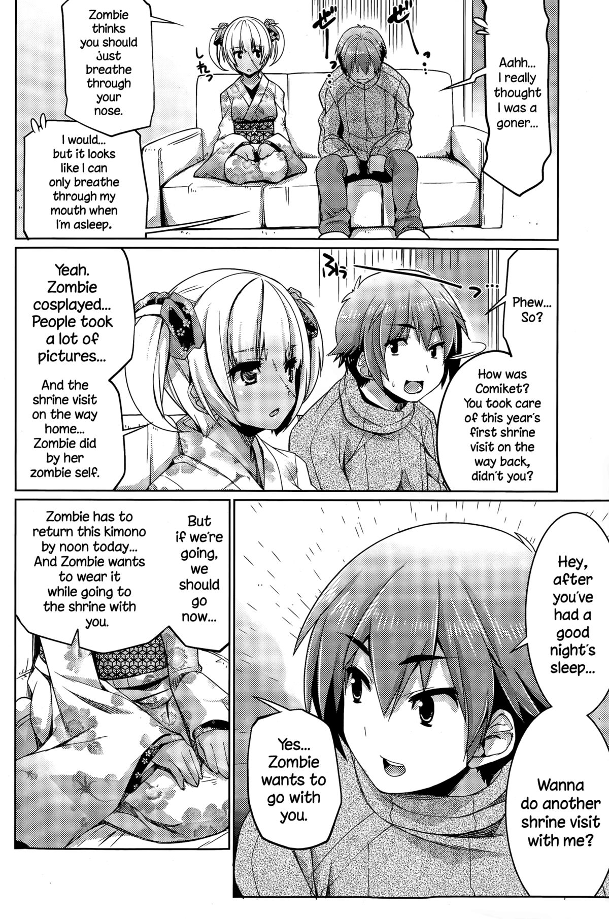 Hatsumoude of the Zombie page 4 full