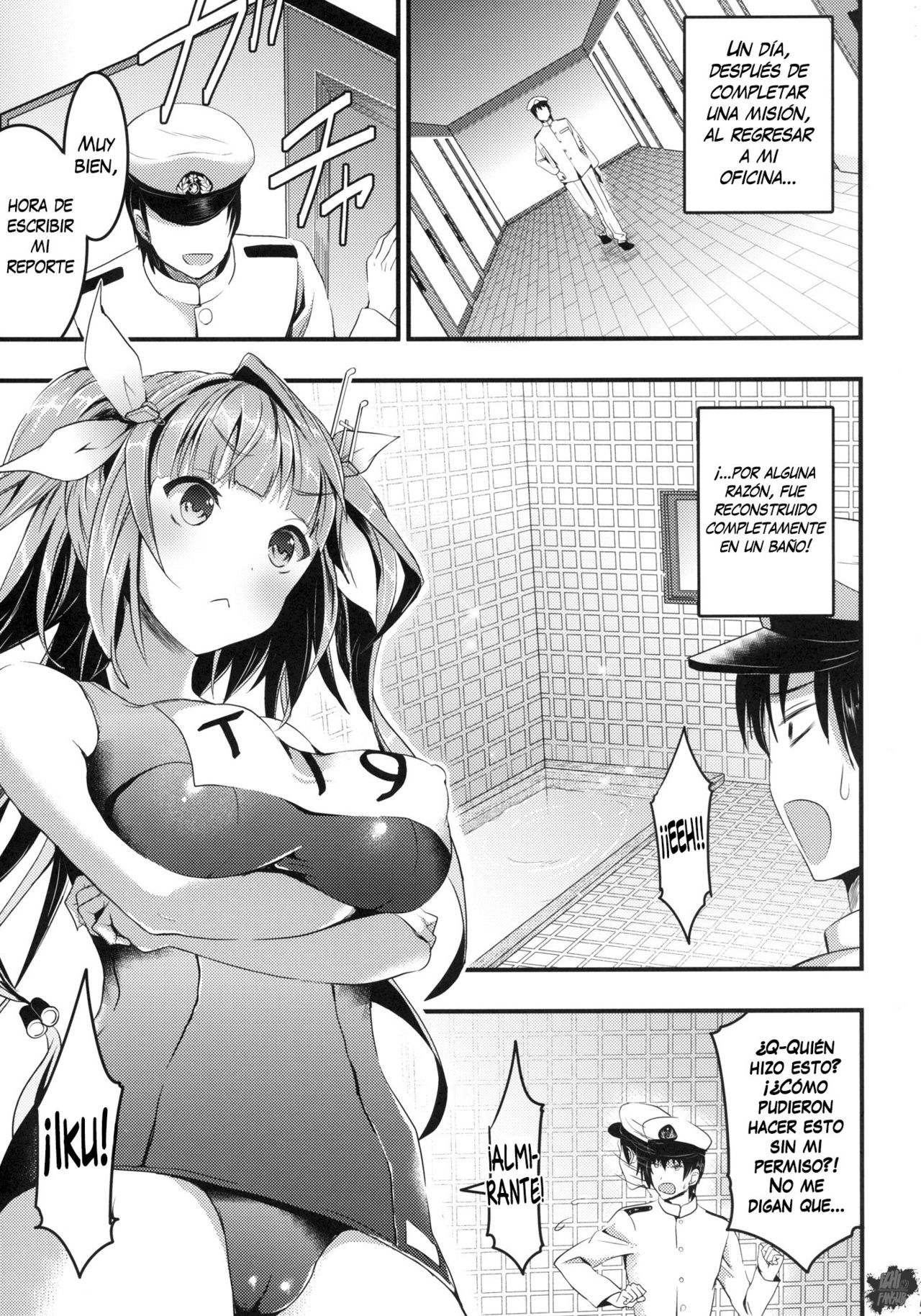 Oshioki! Iku no Nurunuru Soap Time page 3 full