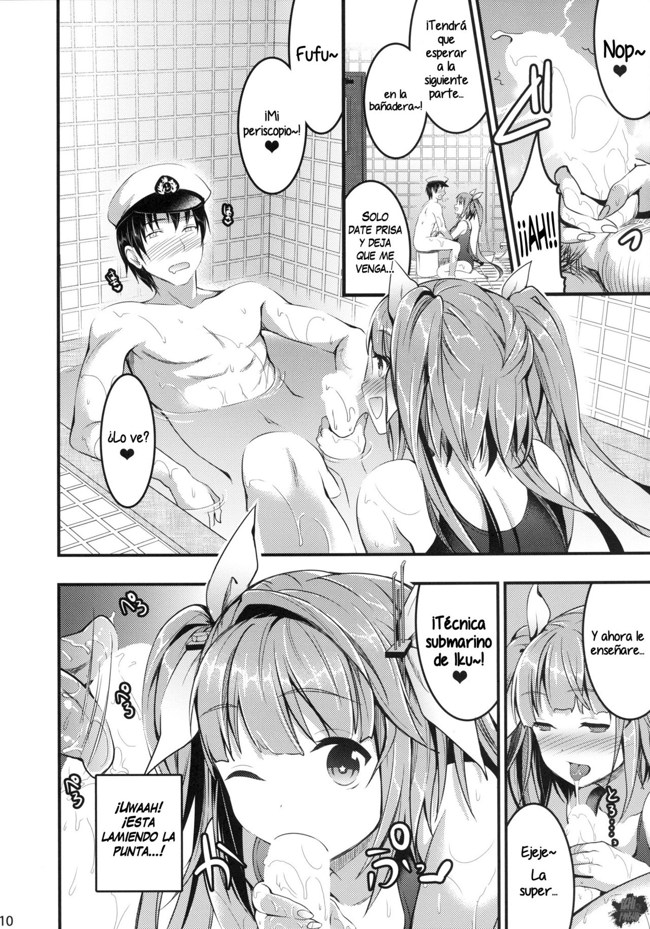 Oshioki! Iku no Nurunuru Soap Time page 8 full