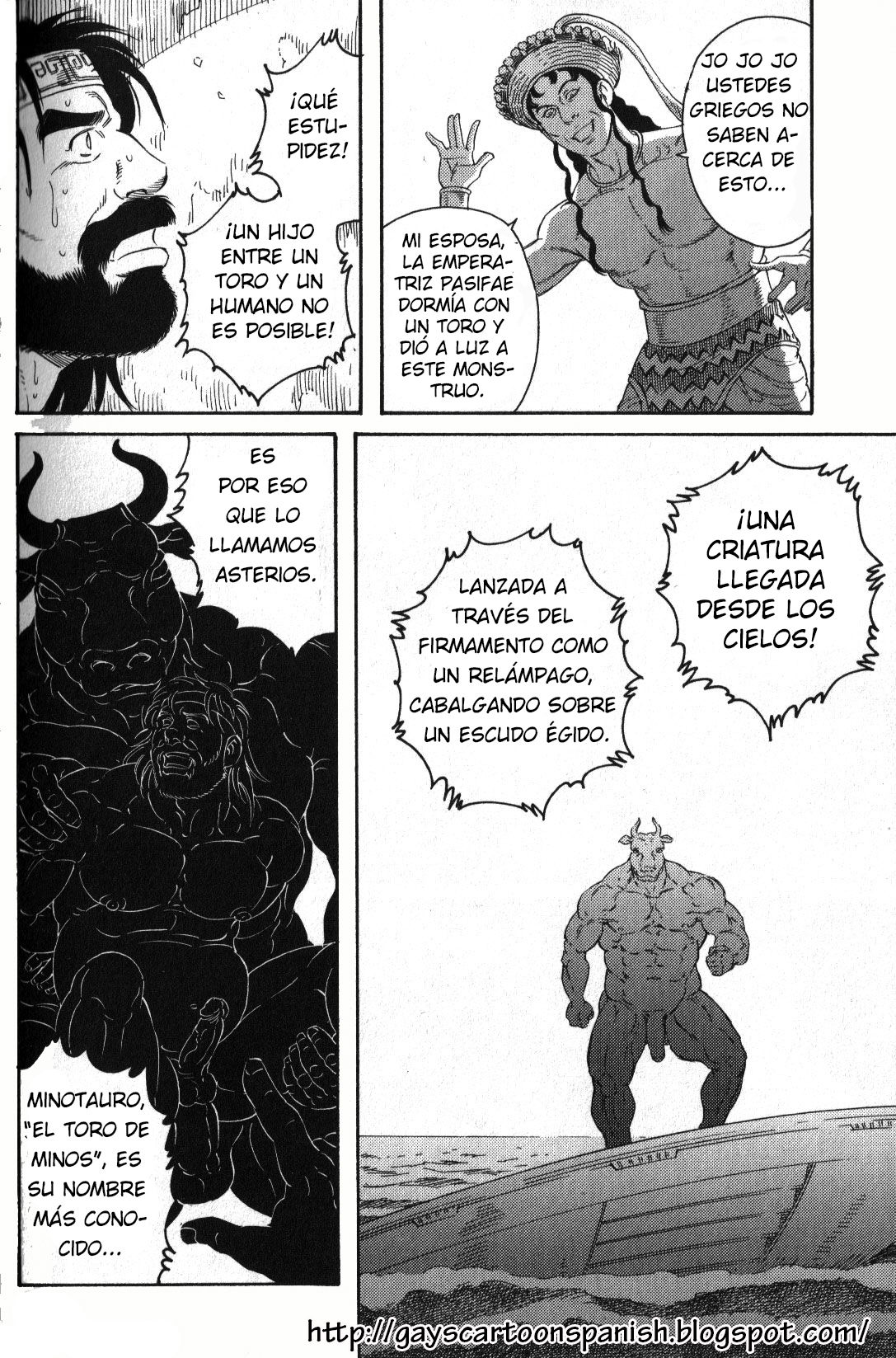 Teseo y el minotauro. page 12 full