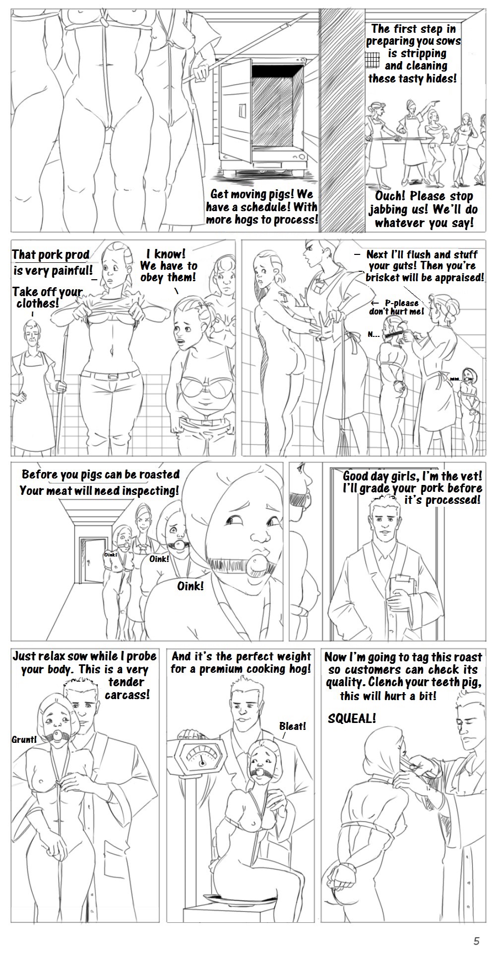 Meat Girls Ch. 2 Premium Gymnasts page 5 full