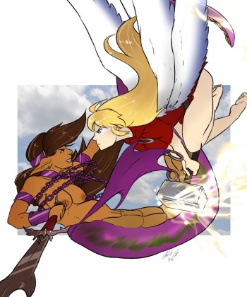 [Hungry Succubus] Angelissa vs Hereith cover