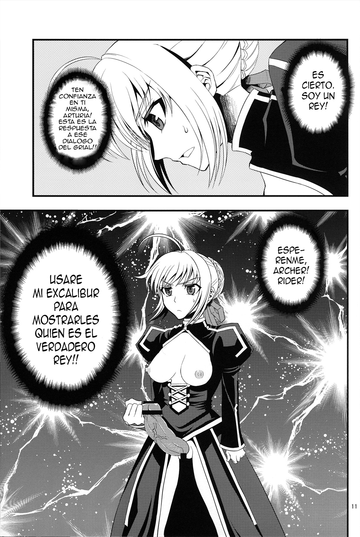 Saber ni Chinko ga Haeru Hon | Saber Grew a Dick page 9 full