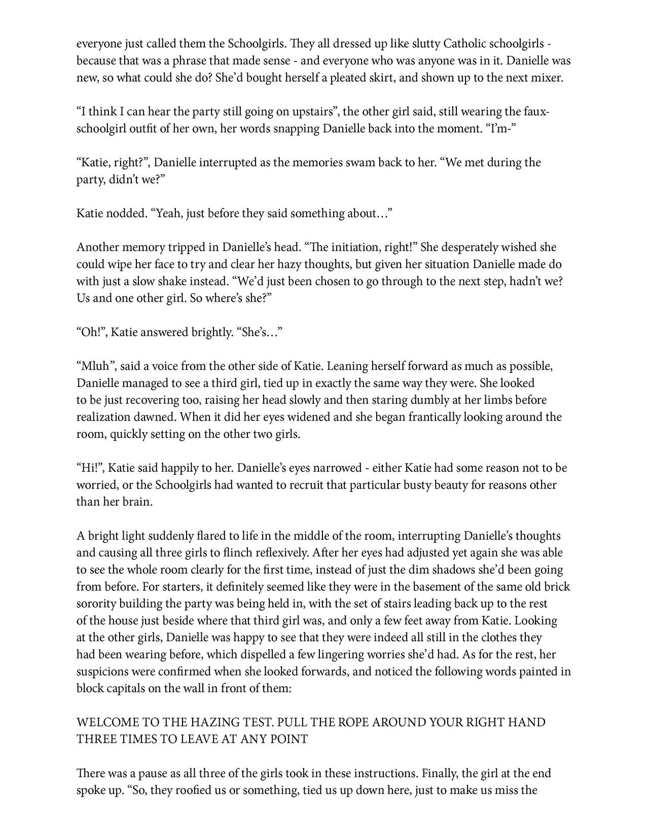 Futa Werewolves of the School Sorority page 11 full