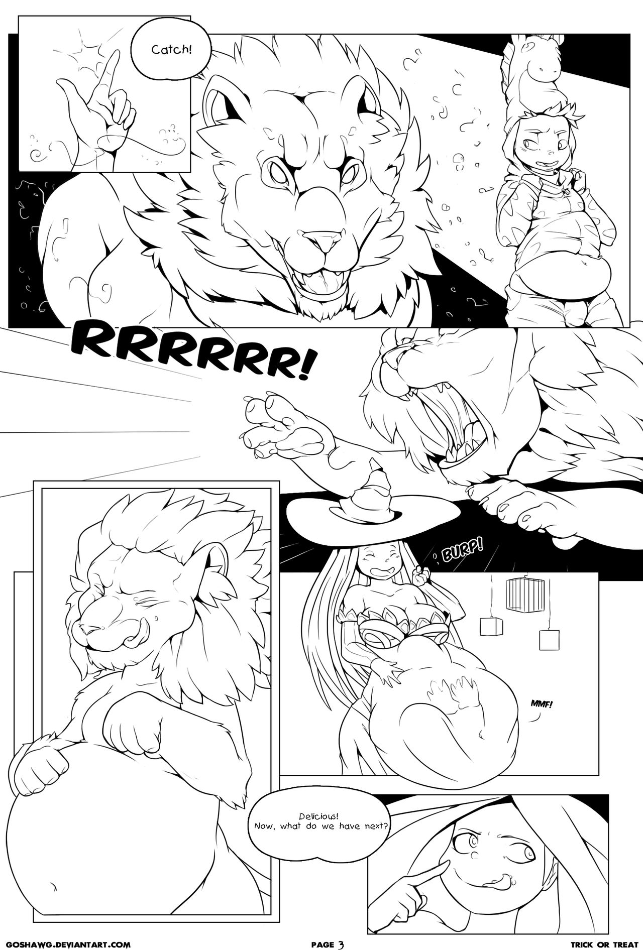 The Witch in 'Trick or Treat' page 3 full