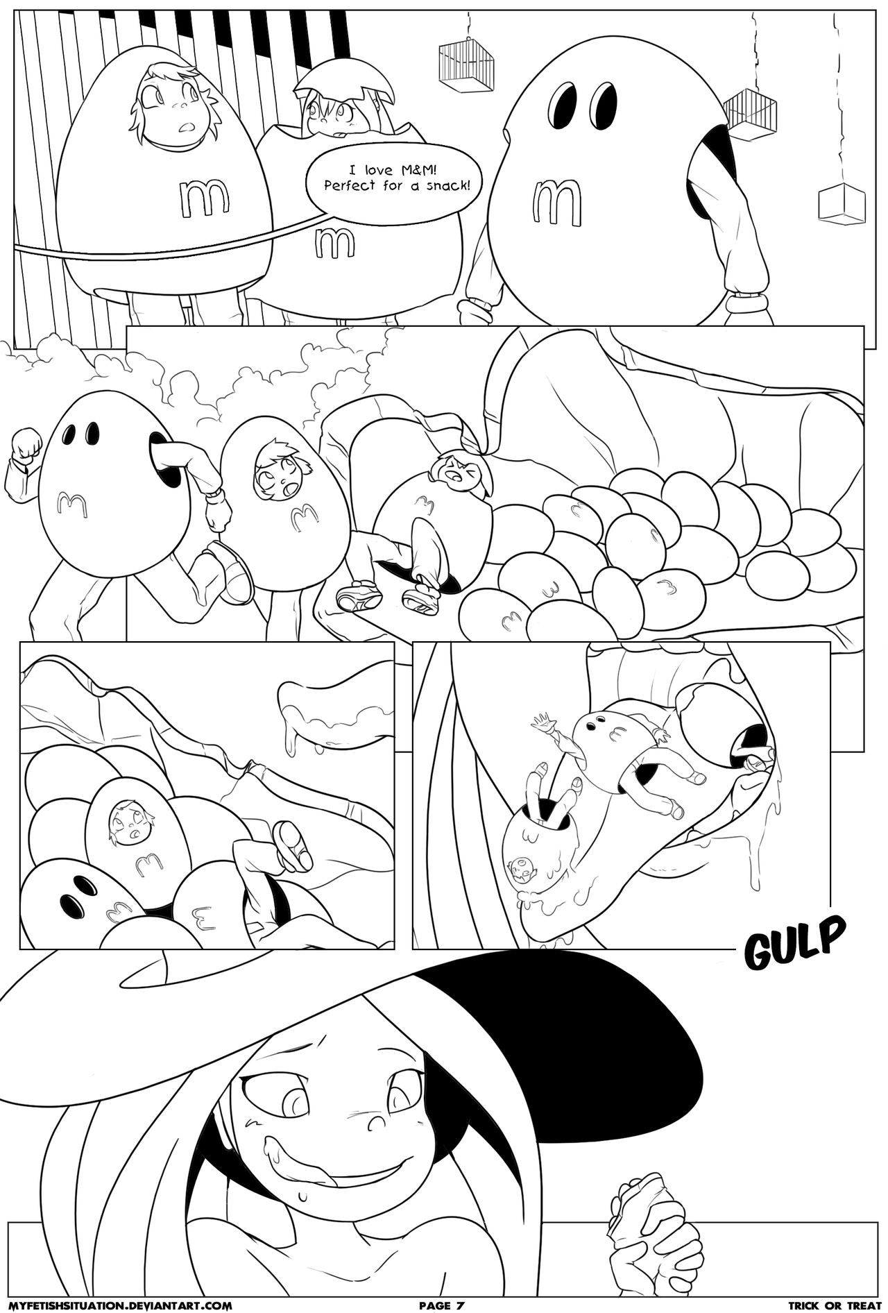 The Witch in 'Trick or Treat' page 7 full