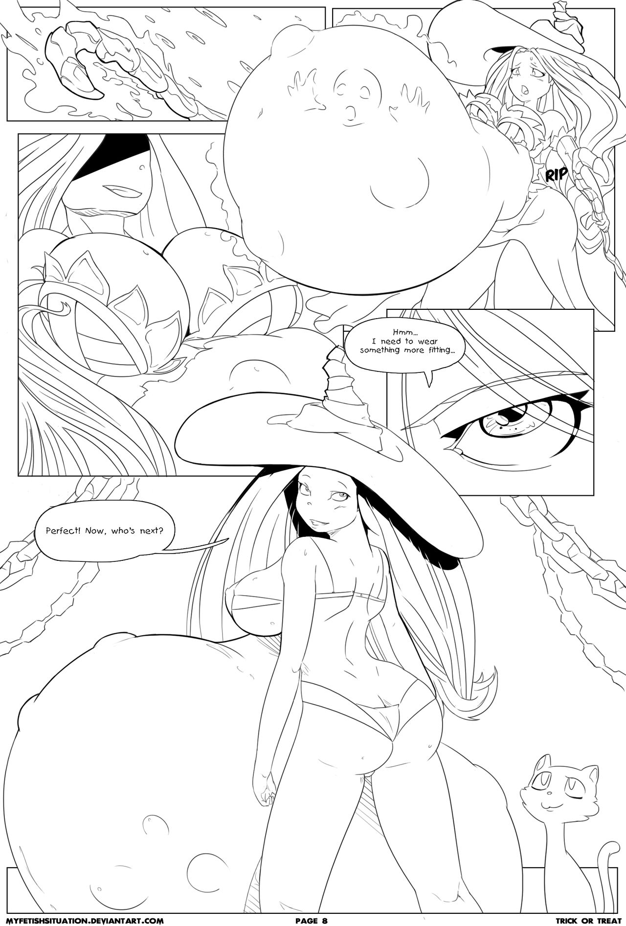 The Witch in 'Trick or Treat' page 8 full