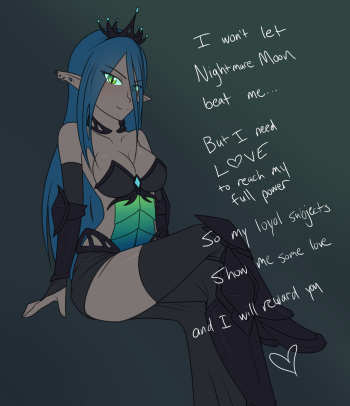 [JonFawkes] Strip Queen Chrysalis (My Little Pony: Friendship is Magic) cover