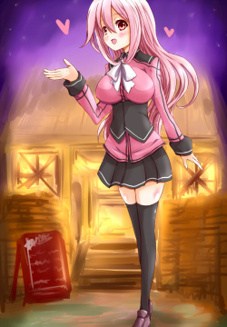 Inran Pink na Ero Cafe Tenin