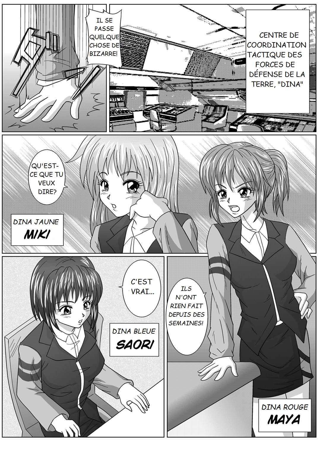 Tokubousentai Dinaranger ~Heroine Kairaku Sennou Keikaku~ Vol. 01 page 6 full