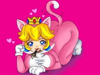 [Just-A-Little-Vore] peach nom noms cover