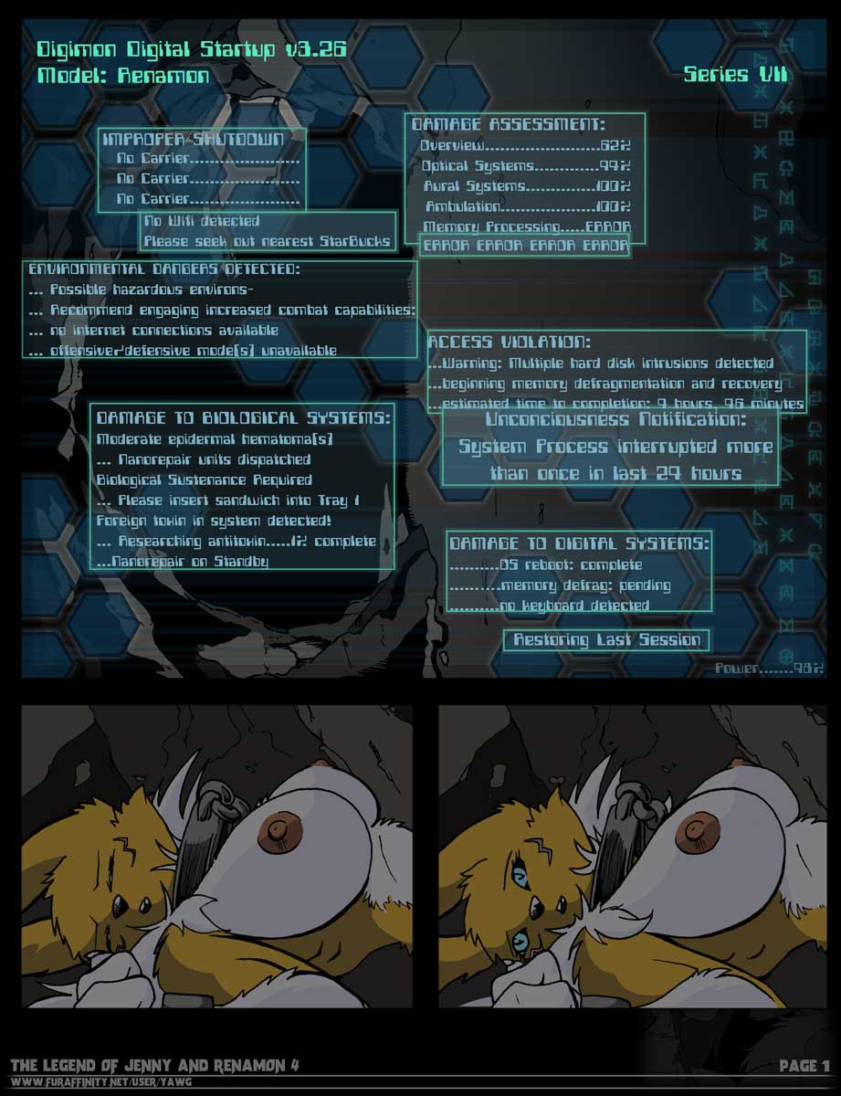 The Legend Of Jenny And Renamon 4 page 3 full