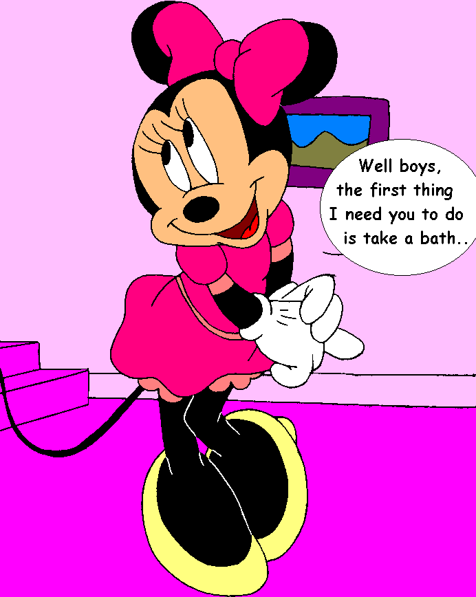 Bathing with Minnie page 11 full