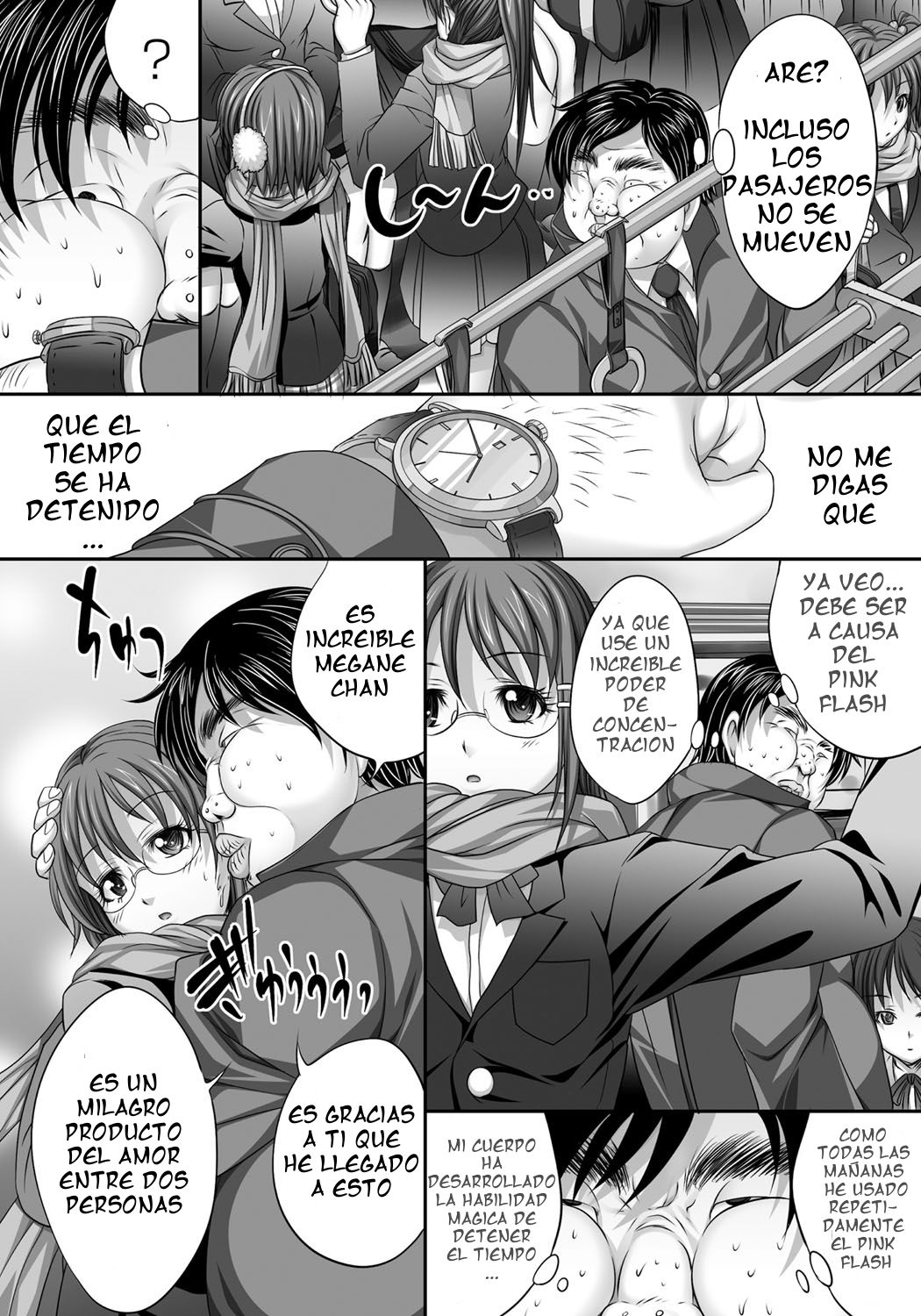 Busamen ga Tsuukin Densha no Jikan o Tomete JK ni xx | El busamen detiene el tempo en el tren para XX a las estudiantes de JK page 6 full