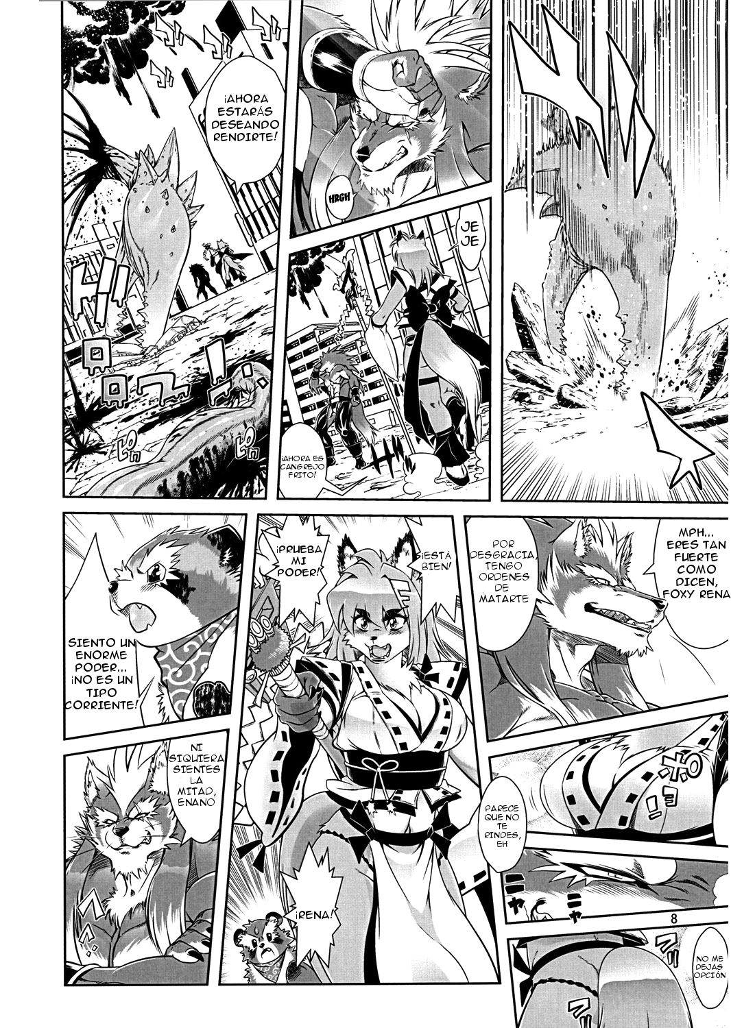 Mahou no Juujin Foxy Rena 1 page 8 full