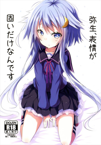 (C89) [Kuro to Kane no Hane (Hizaka)] Yayoi, Hyoujou ga Katai Dakenan Desu (Kantai Collection -KanColle-) cover