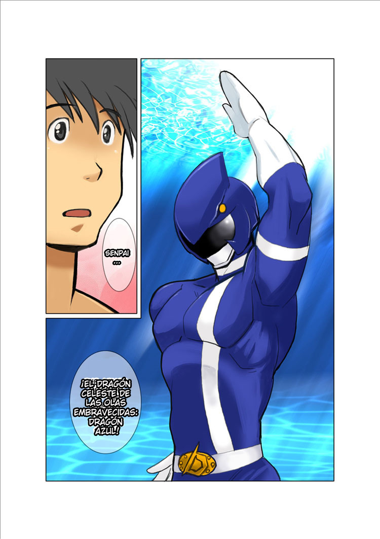 Dragon Ranger Ao Hen + Aka Hen Bangai | Dragon Ranger Azul page 12 full