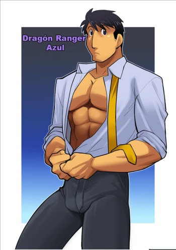 [Gamushara! (Nakata Shunpei)] Dragon Ranger Ao Hen + Aka Hen Bangai | Dragon Ranger Azul [Spanish] [Digital] cover